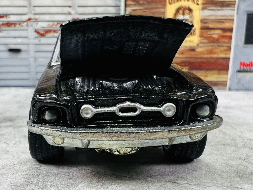 🔥Hot Wheels Ultra Hots 1967 Ford Mustang GT Redline Black Metallic LOOSE C23🔥