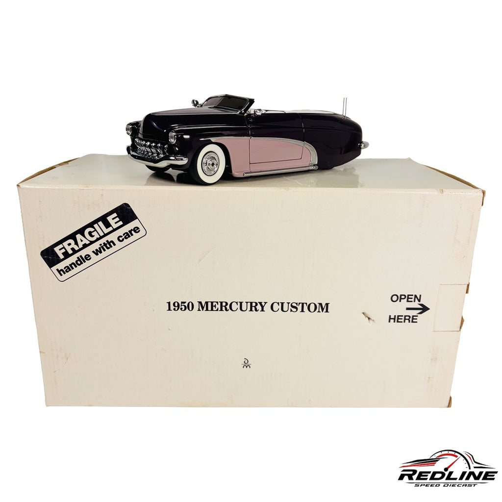 🇺🇸Danbury Mint 50 1950 Mercury Custom Convertible Hot Rod 1:24 C2🇺🇸