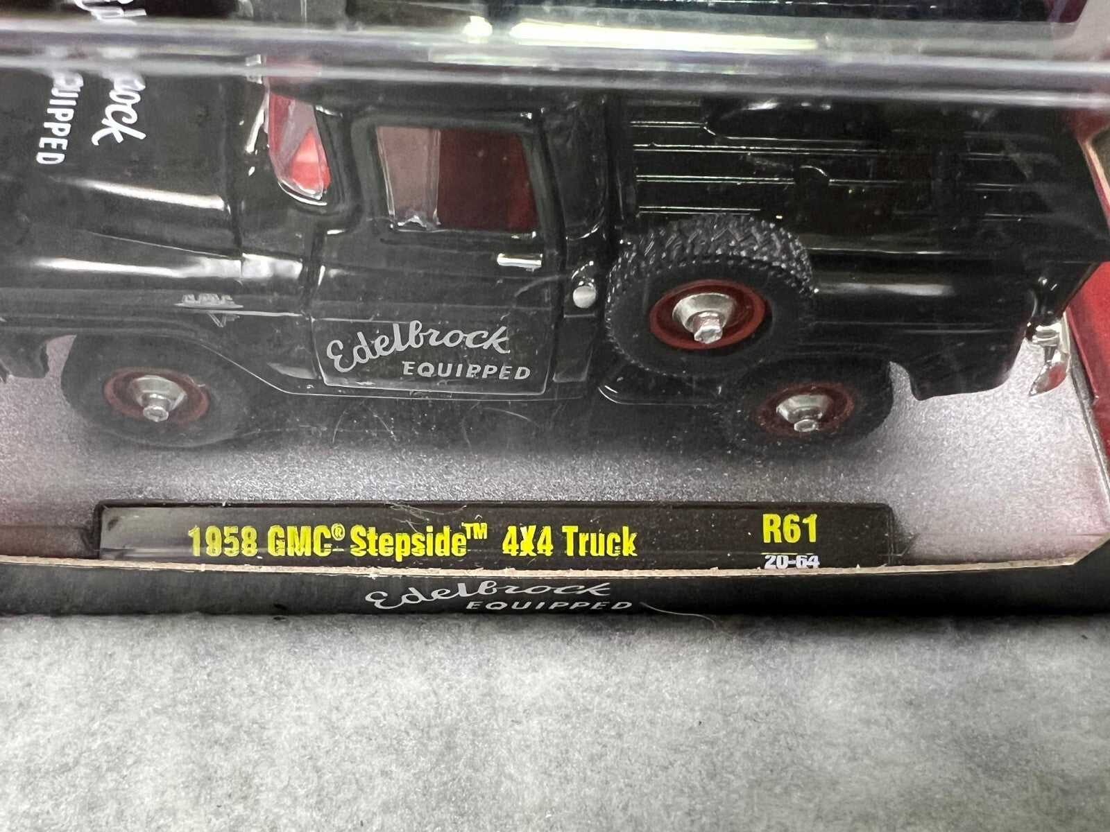 🇺🇸🇺🇸M2 Machines AEdelbrock 1958 GMC Stepside 4x4 Pickup Truck H22🇺🇸🇺🇸