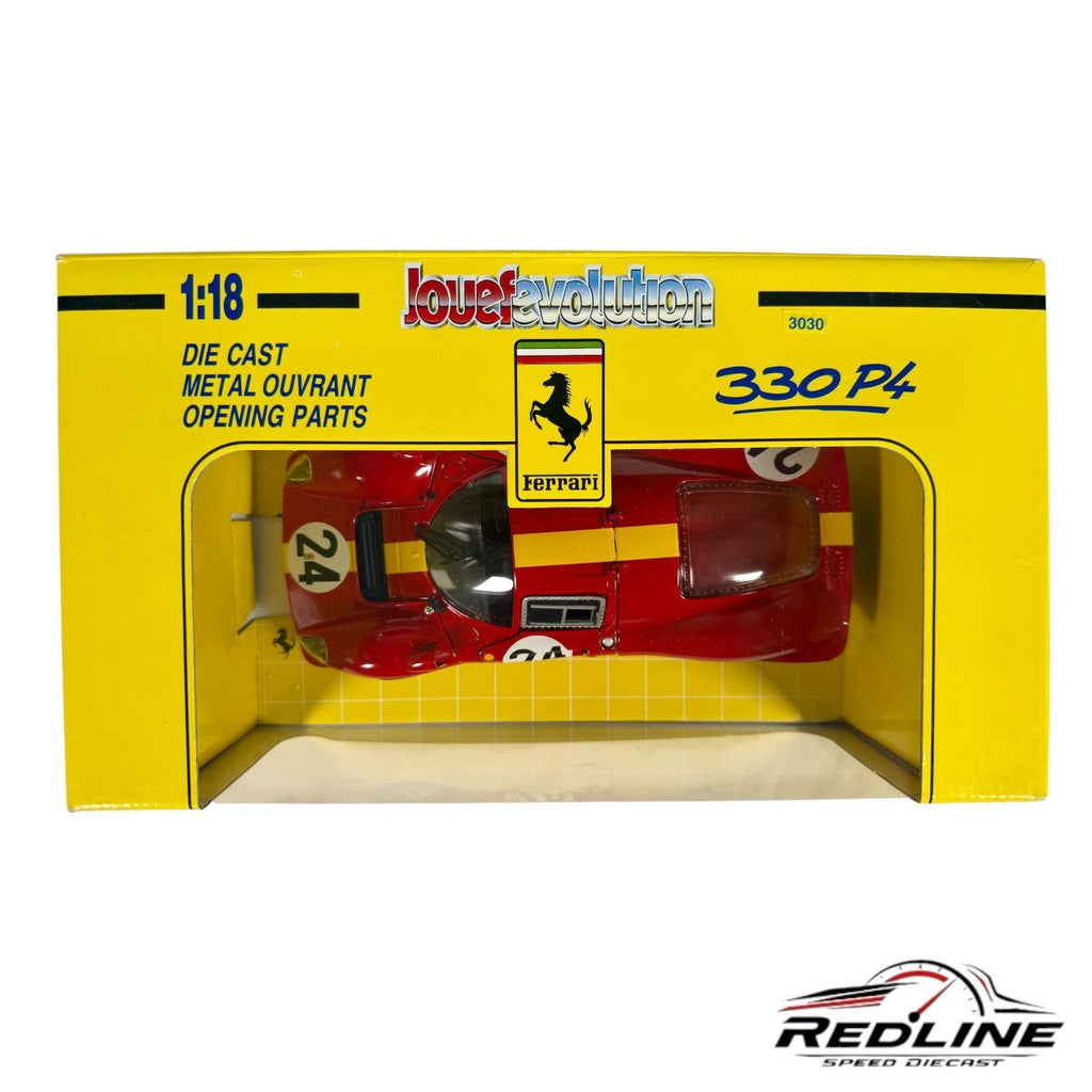 🇮🇹🇮🇹Jouef Evolution Ferrari 330 P4 Red #24 1:18 C3🇮🇹🇮🇹