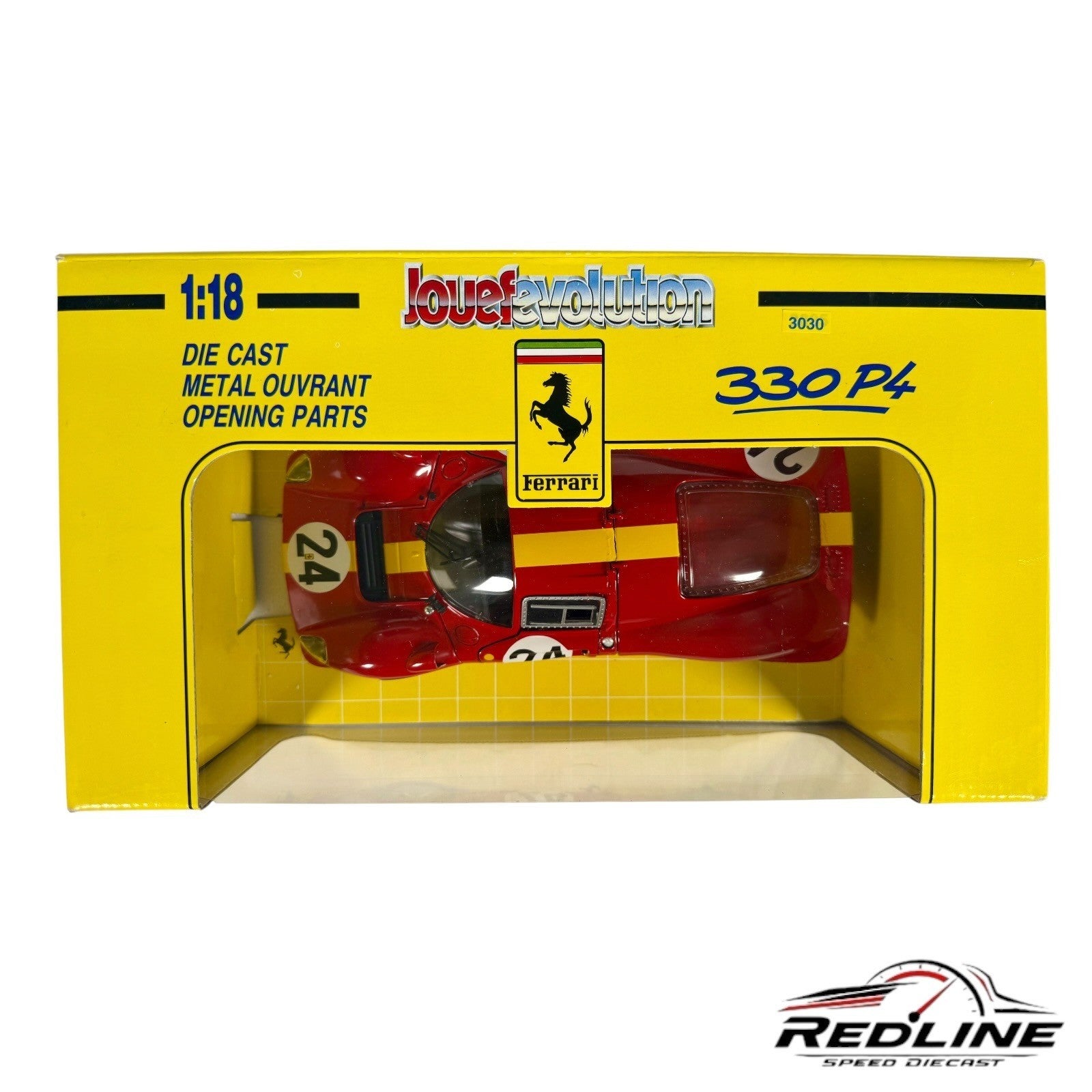 🇮🇹🇮🇹Jouef Evolution Ferrari 330 P4 Red #24 1:18 C3🇮🇹🇮🇹