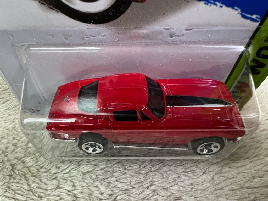 🔥🔥🔥🔥🔥2014 Hot Wheels HW Workshop '64 Corvette Sting Ray #223 Red HW12🔥🔥🔥