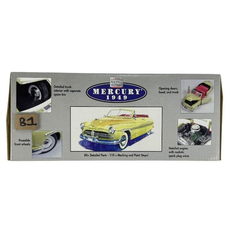 🇺🇸Classic Metal Works 1949 Mercury Convertible RED 1:24 B1🇺🇸