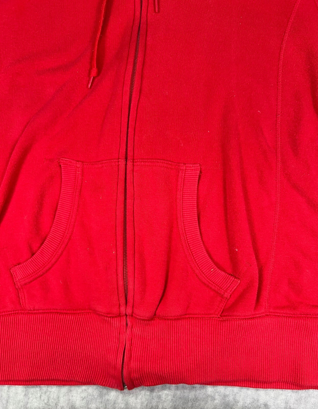 🔥🔥🔥Vintage Nike Zip UpRed Hoodie Sweatshirt Mens Size X-Large🔥🔥🔥