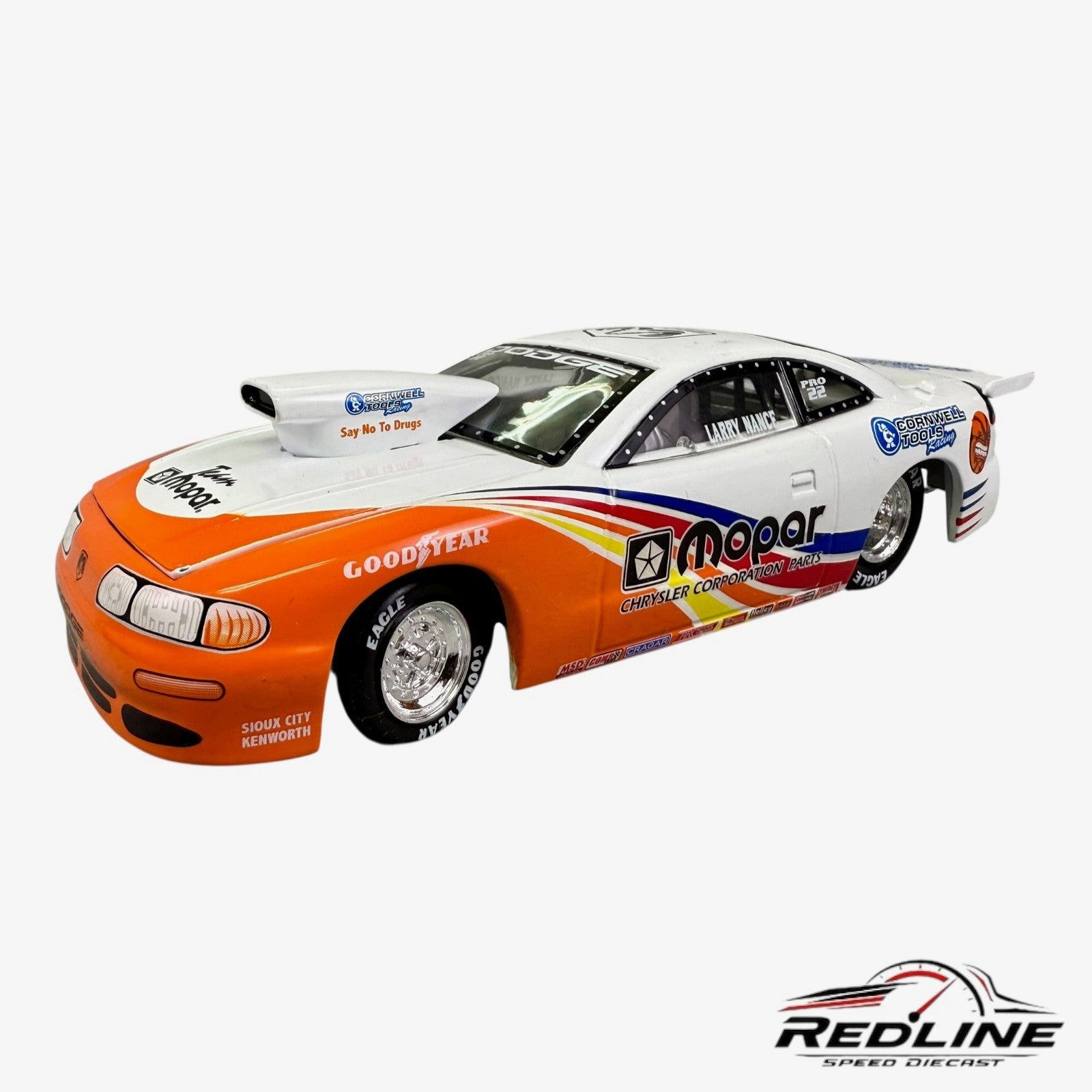 🏁🏁🏁Action NHRA Larry Nance Mopar 1999 Pro Stock Dodge Avenger 1/24🏁🏁🏁