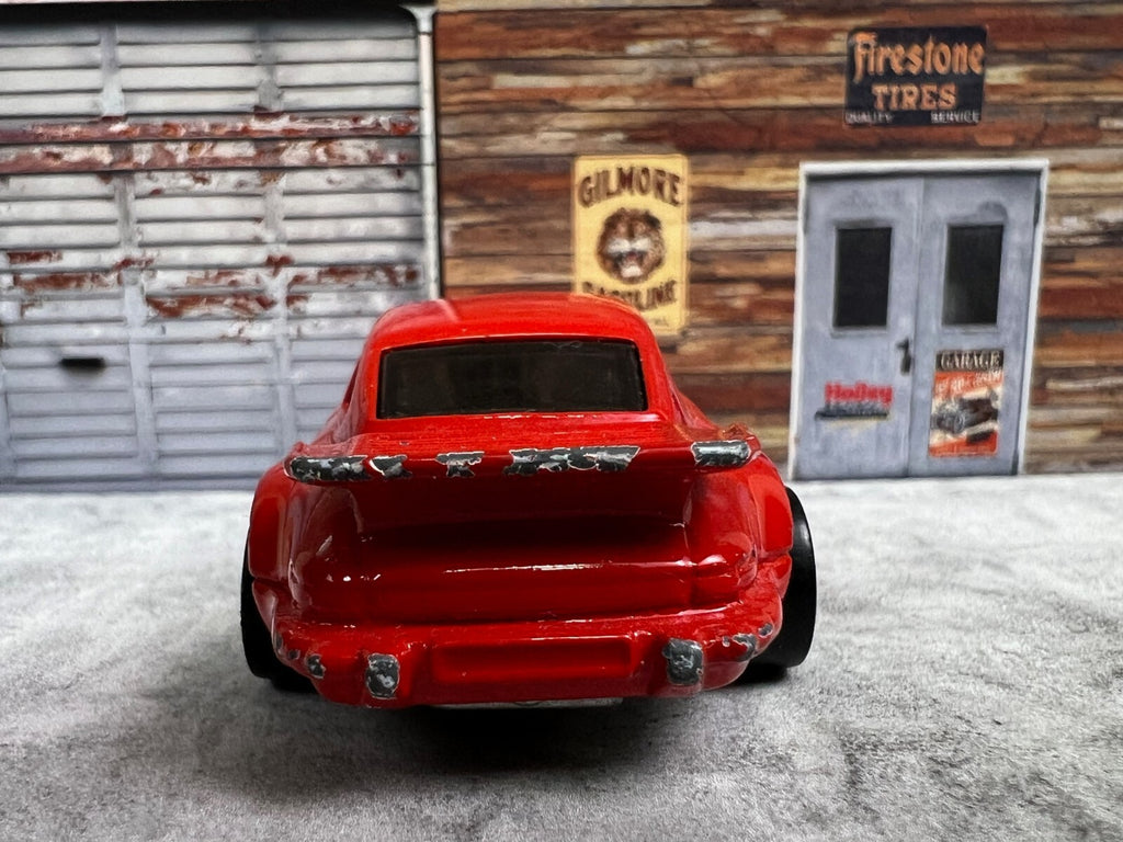 🇩🇪🇩🇪 Hot Wheels Turbo Porsche 930 Red Car 1989 Made In Malaysia C12🇩🇪🇩🇪