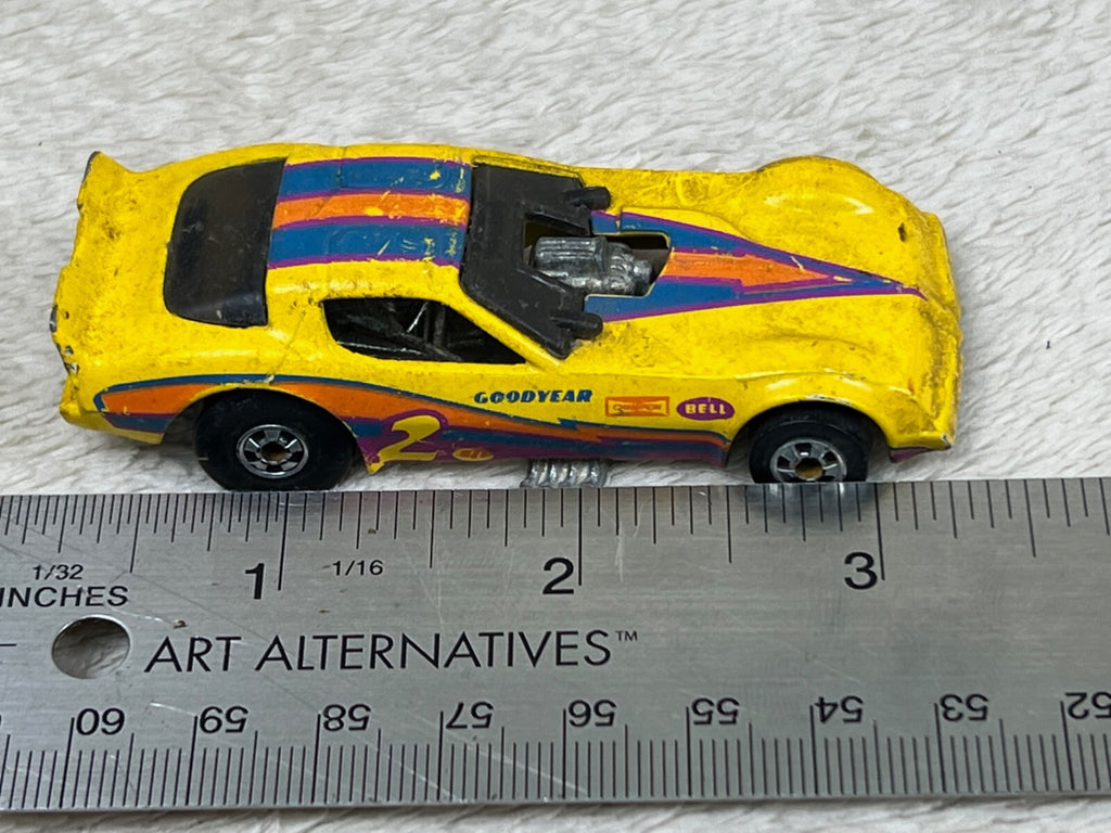 🏁🏁🏁Hot Wheels Firebird Funny Car DragsterYellow (1977) Blackwall HW04🏁🏁🏁🏁