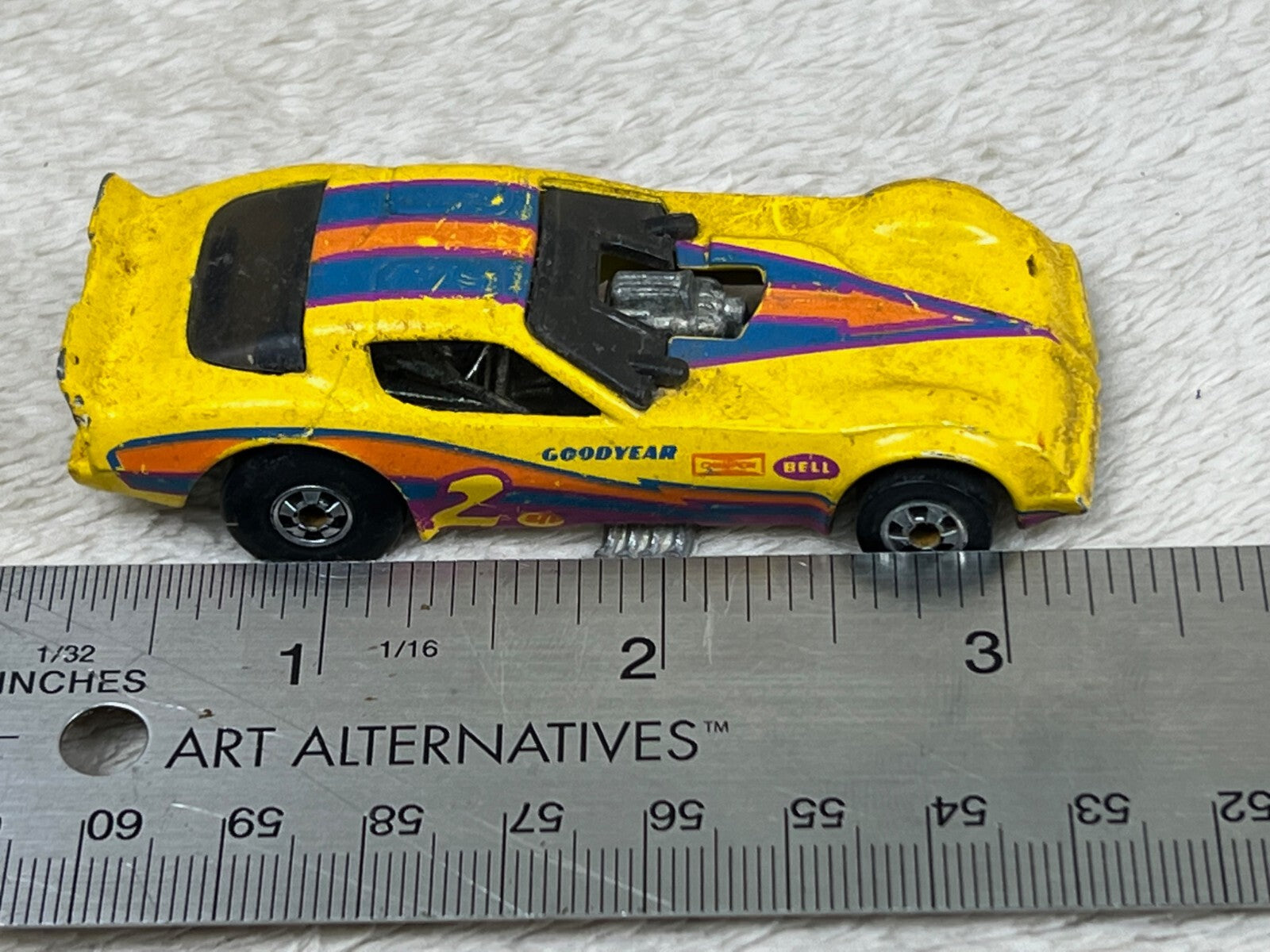 🏁🏁🏁Hot Wheels Firebird Funny Car DragsterYellow (1977) Blackwall HW04🏁🏁🏁🏁