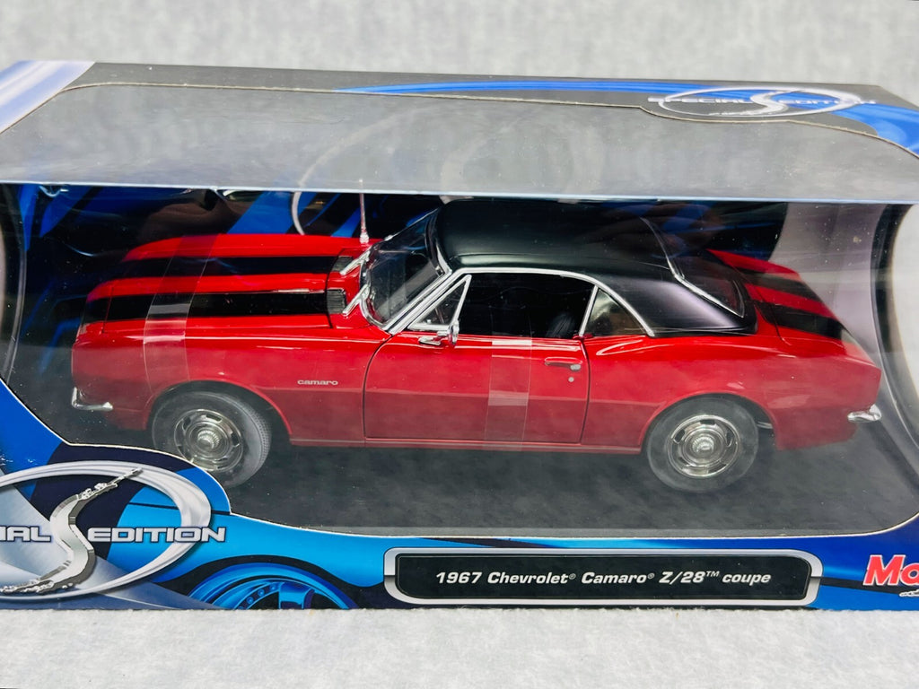 🇺🇸🇺🇸Maisto Special Edition 1967 Chevrolet Camaro Z-28 Coupe Red🇺🇸🇺🇸