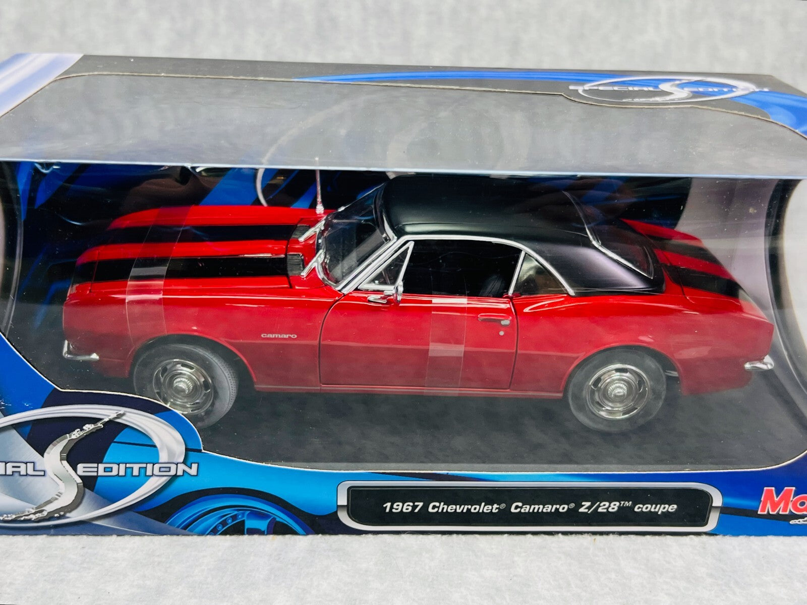 🇺🇸🇺🇸Maisto Special Edition 1967 Chevrolet Camaro Z-28 Coupe Red🇺🇸🇺🇸