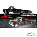 🇺🇸ACME 1967 Chevrolet C30 Ramp Truck THE HEARTBEAT OF AMERICA 1:18 C4🇺🇸