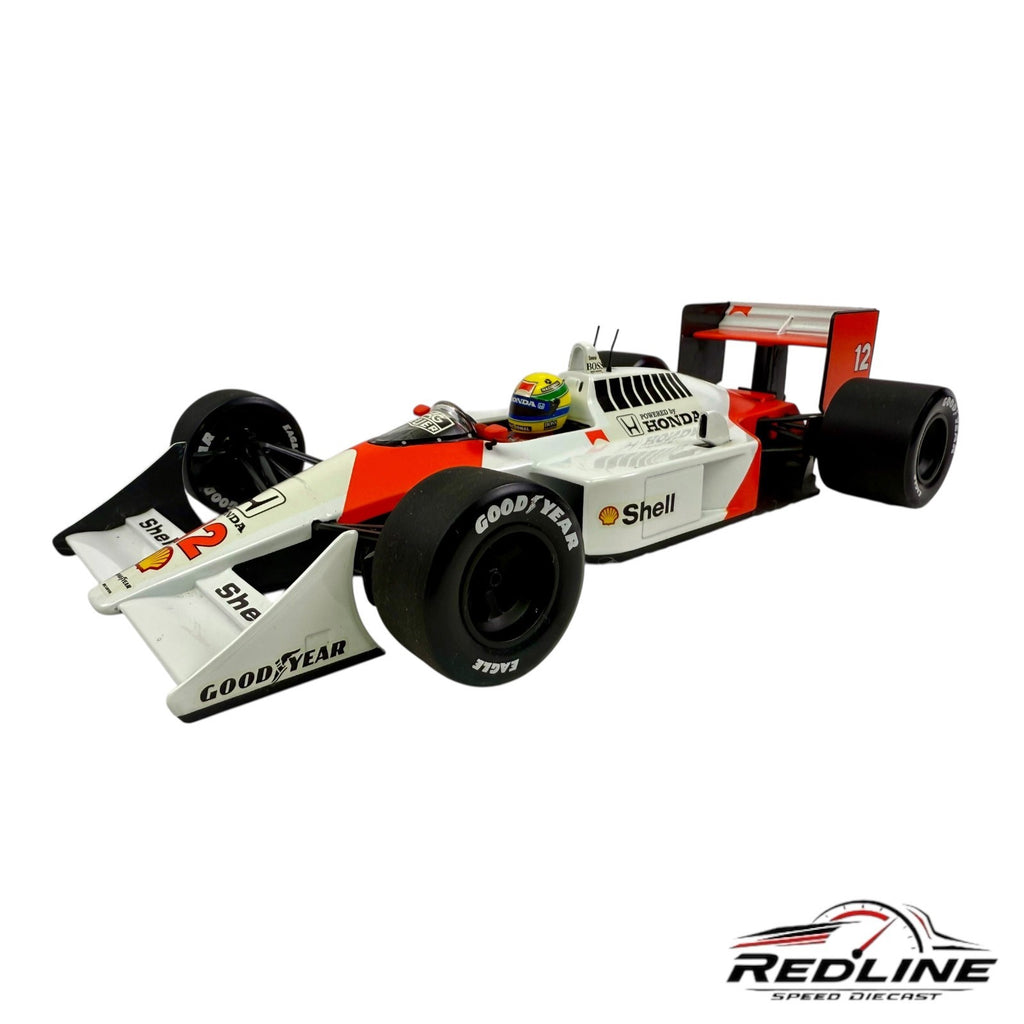 🏁🏁🏁Minichamps McLaren MP4/4 Honda V6 Turbo Ayrton Senna 1988🏁🏁🏁