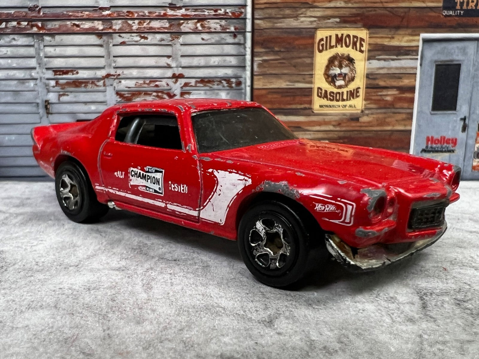 🇺🇸🇺🇸Hot Wheels '70 Camaro Z28, 2011 Mattel, Red Champion C18🇺🇸🇺🇸