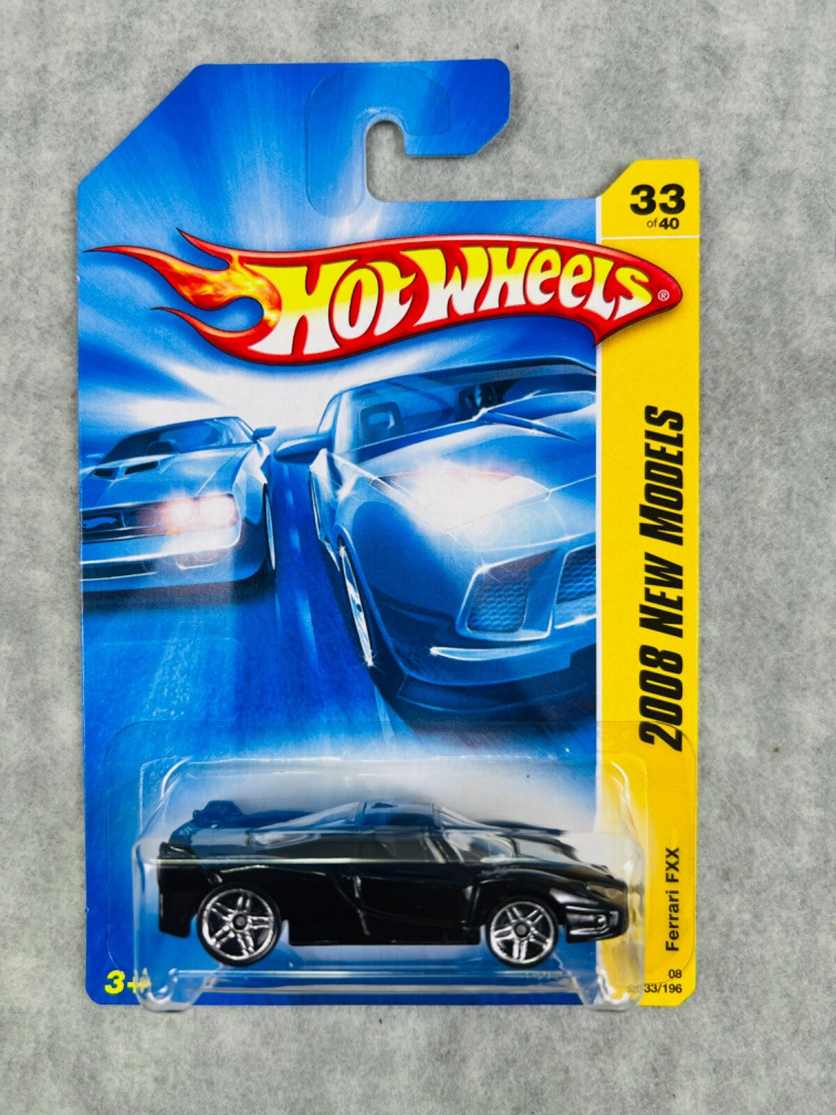 🇮🇹🇮🇹🇮🇹Hot Wheels Ferrari FXX Black 2008 New Model H31🇮🇹🇮🇹🇮🇹