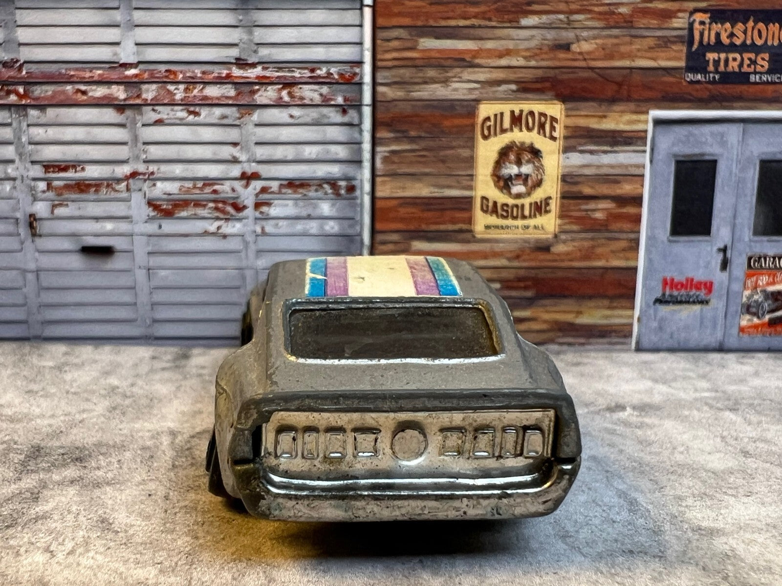 🐎Vintage Zee Zylmex D49 Ford Mustang #6 Silver  Diecast Toy Car Hong Kong C7🐎