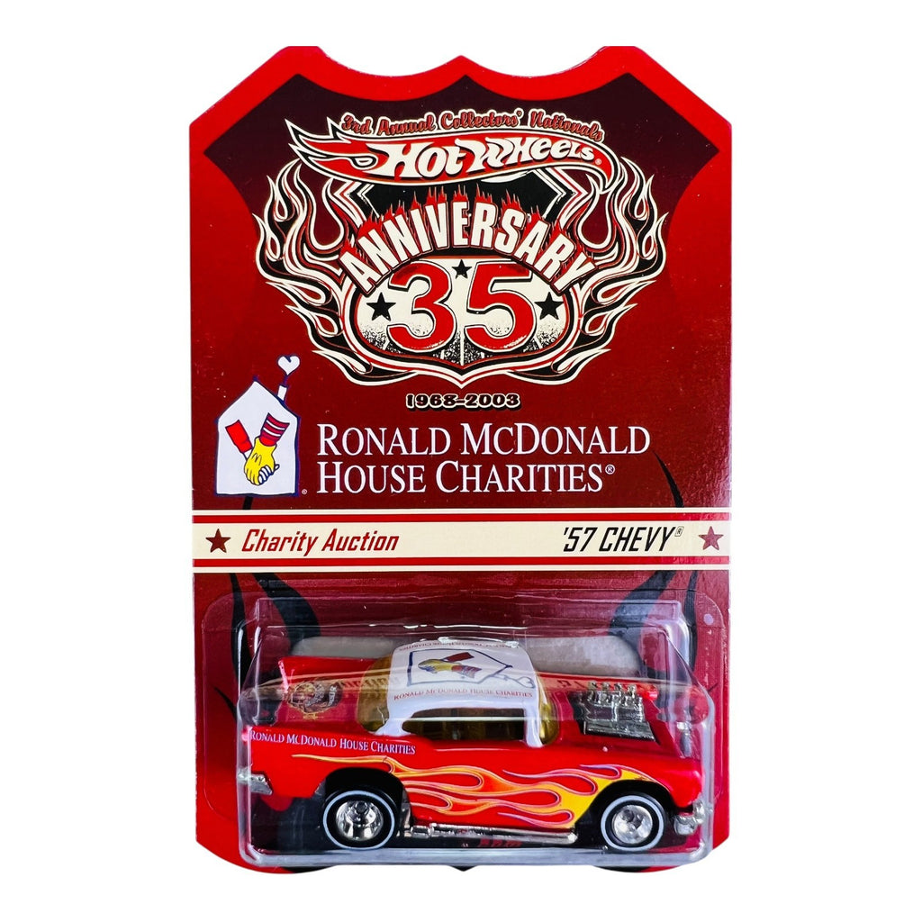 🔥Hot Wheels 3rd Annual Collectors Nationals Ronald McDonald House ‘57 Chevy H29