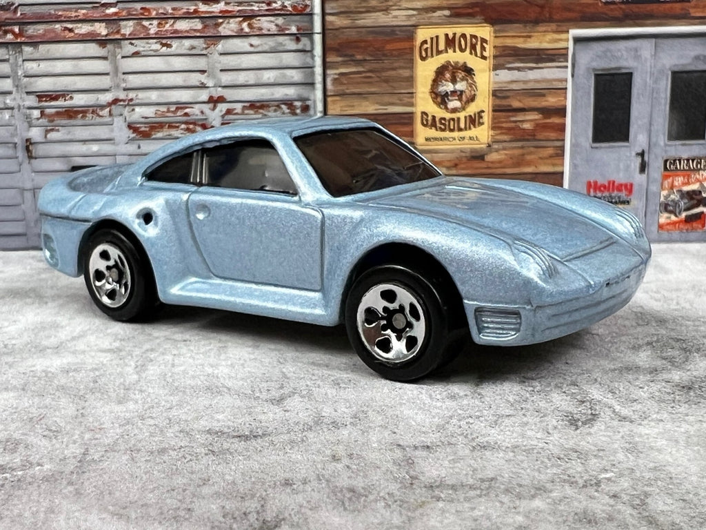 🇩🇪🇩🇪🇩🇪Hot Wheels Porsche 959 Diecast Toy Car 1987 Light Blue🇩🇪🇩🇪🇩🇪