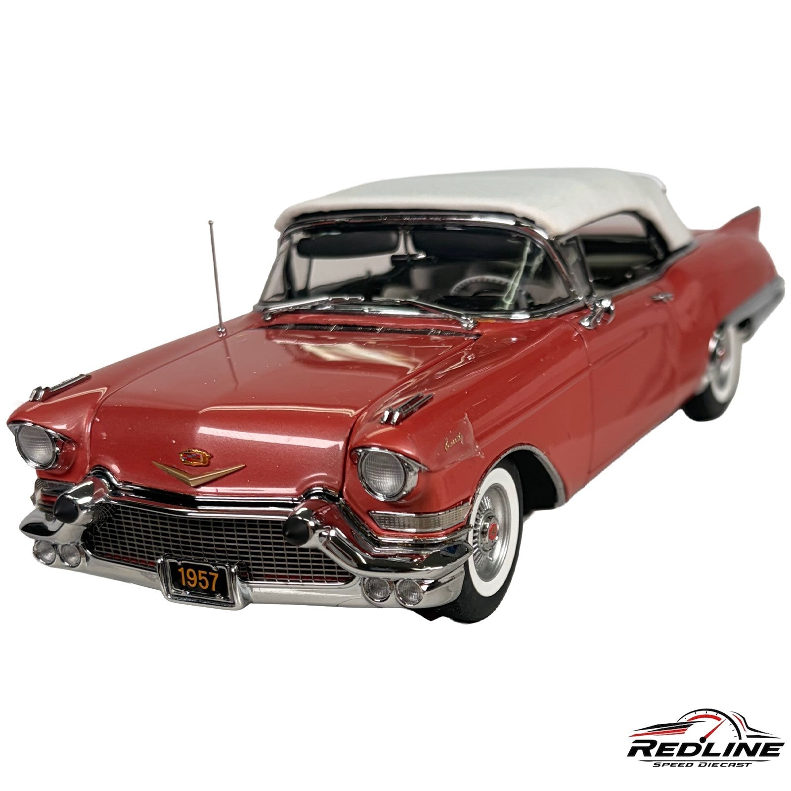 🇺🇸🇺🇸Danbury Mint 1957 Cadillac Eldorado Biarritz Convertible 1:24 C2🇺🇸🇺🇸
