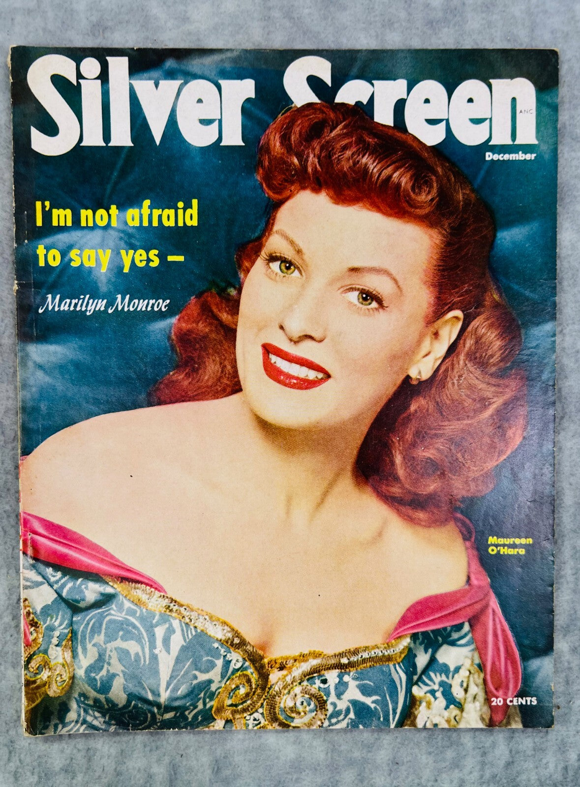 🎬🎬🎬SILVER SCREEN Magazine December 1952 MAUREEN O'HARA🎬🎬🎬