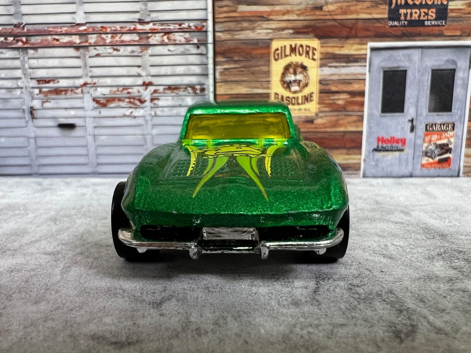 🇺🇸Hot Wheels Corvette Stingray Split-Window 1979 Mattel Green Funky Speed C10