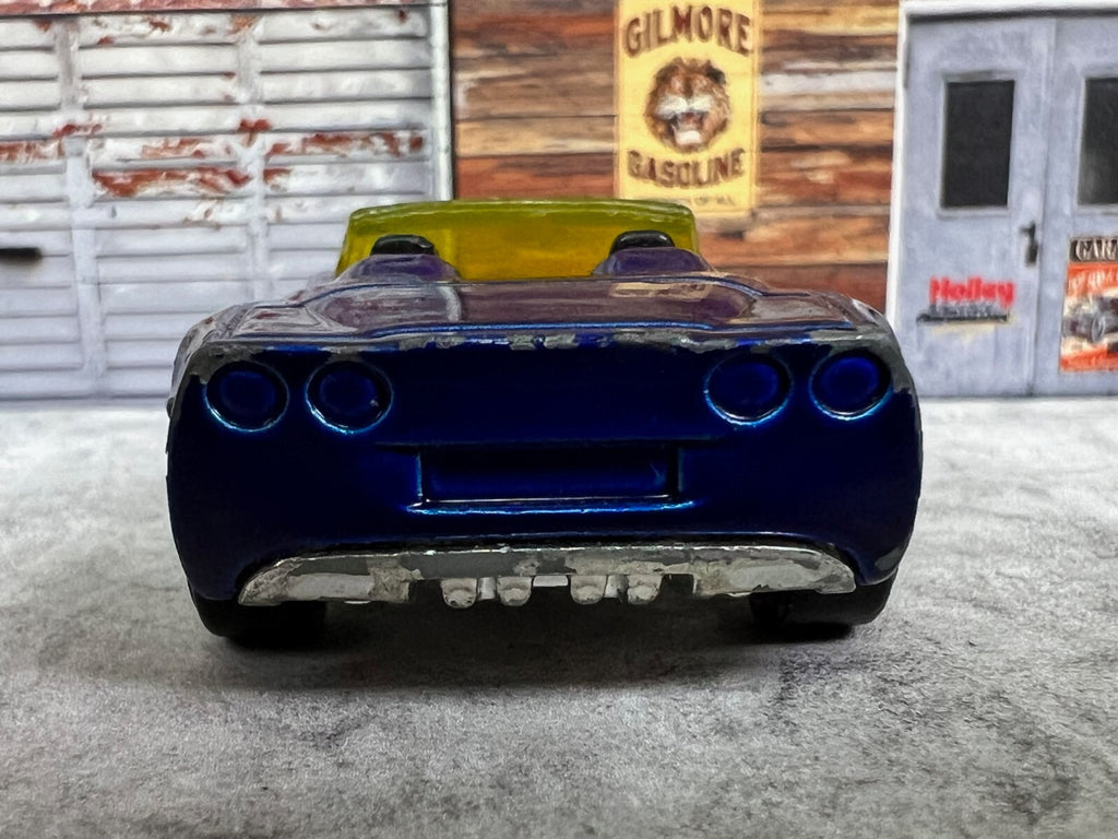 🔥🔥🔥HOT WHEELS Corvette C6 Convertible Blue Car Faster Than Ever C10🔥🔥🔥
