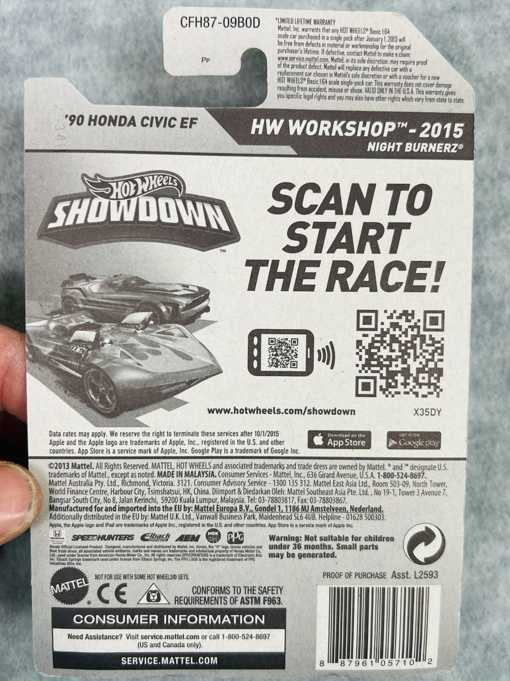 🎌🎌🎌Hot Wheels ‘90 Honda Civic EF Black HW Workshop HW21🎌🎌🎌
