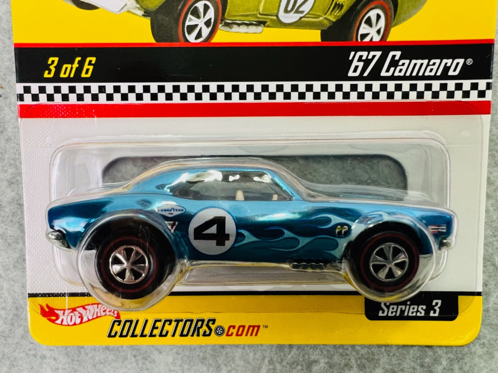 🇺🇸🇺🇸Hot Wheels  67 CHEVY CAMARO Blue RLC Series 3 4504/10500 H31🇺🇸🇺🇸