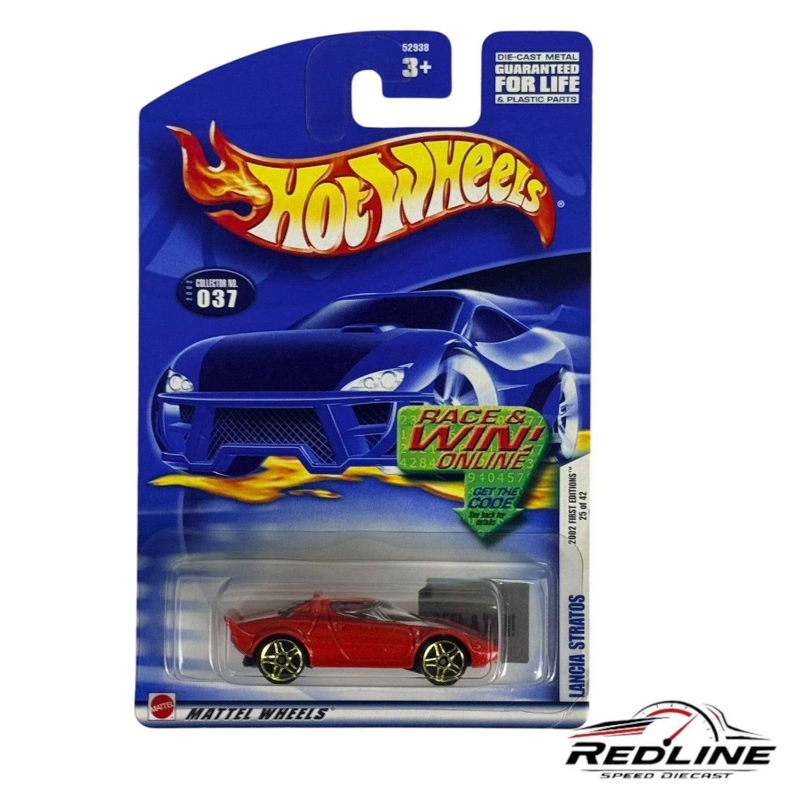 🔥🔥Hot Wheels 2002 First Editions  Lancia Stratos 037  H30🔥🔥