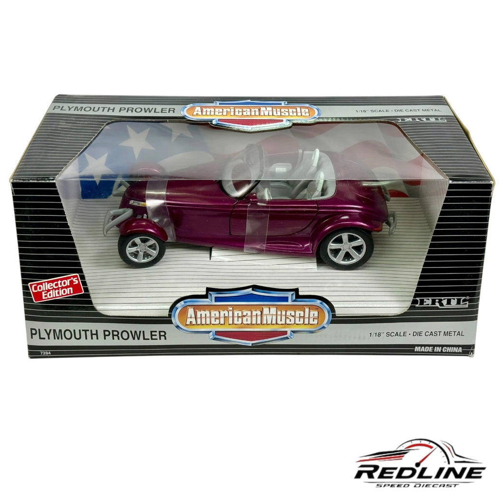 🦅Ertl American Muscle Plymouth Prowler Prowler Purple 1:18 B2🦅