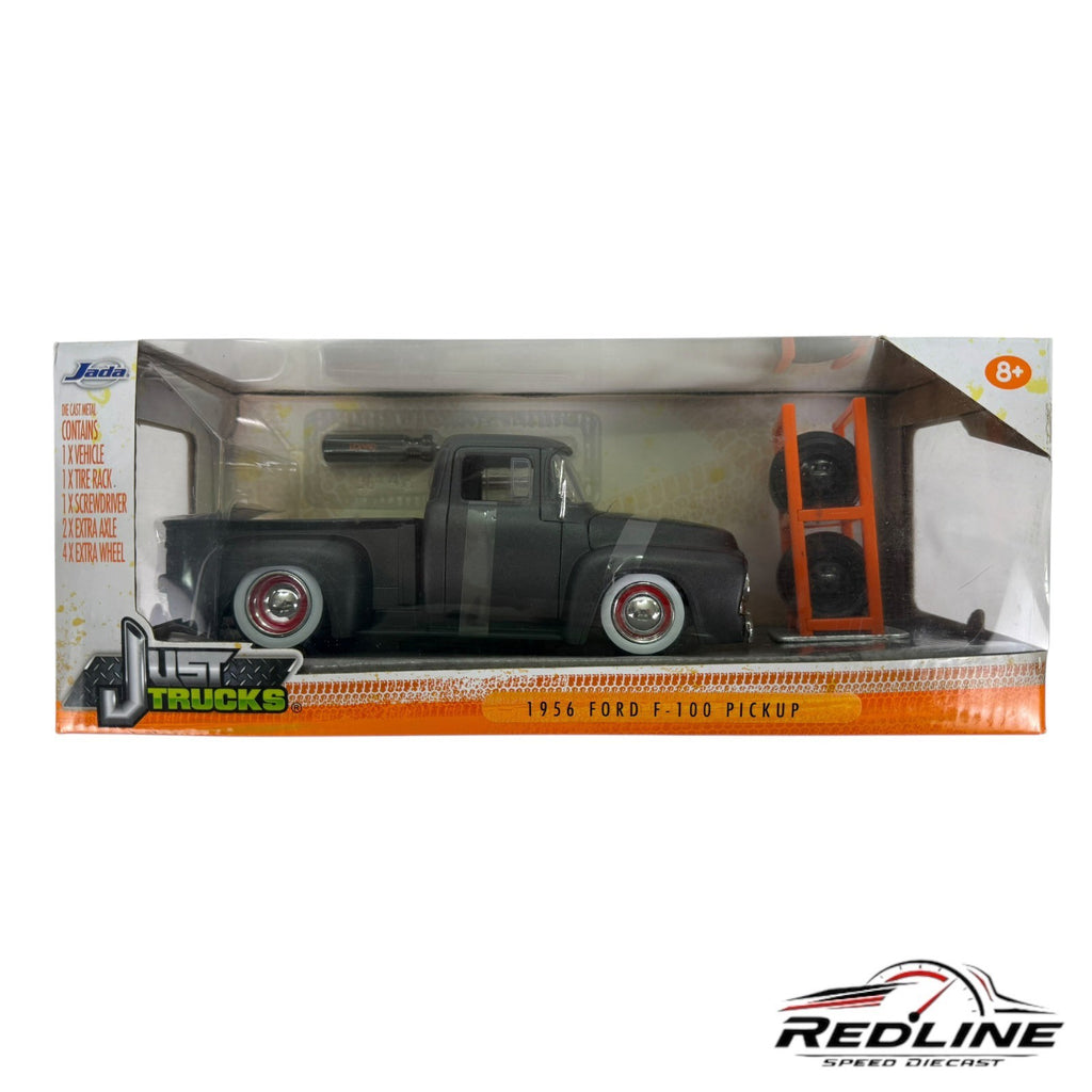 🇺🇸Jada Just Trucks 1956 Ford F-100 Pickup Black 1:24🇺🇸