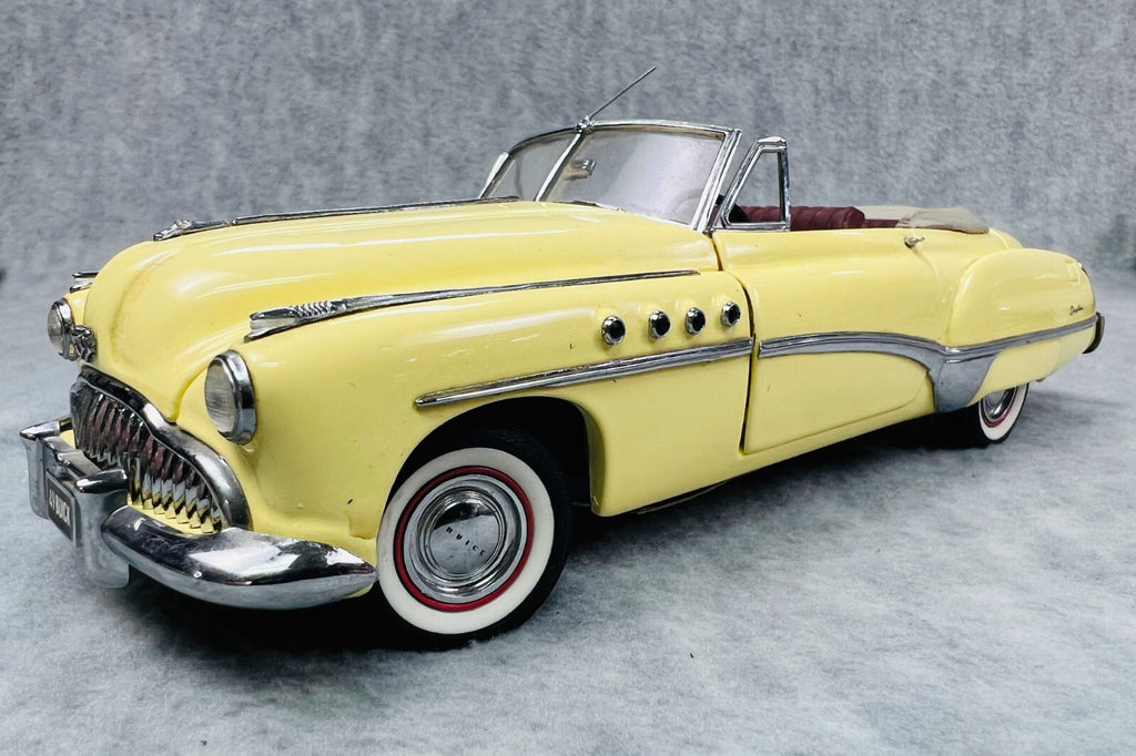 🇺🇸Franklin Mink 1949 Buick Roadmaster Convertible Butter Yellow Limitd Ed.🇺🇸