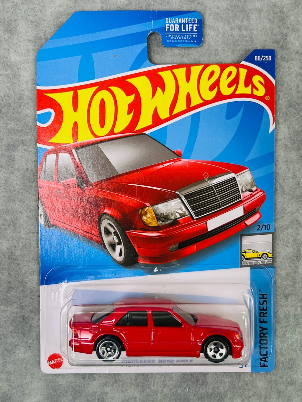 🇩🇪🇩🇪🇩🇪Hot Wheels Factory Fresh Mercedes-Benz 500 E Red H24🇩🇪🇩🇪🇩🇪