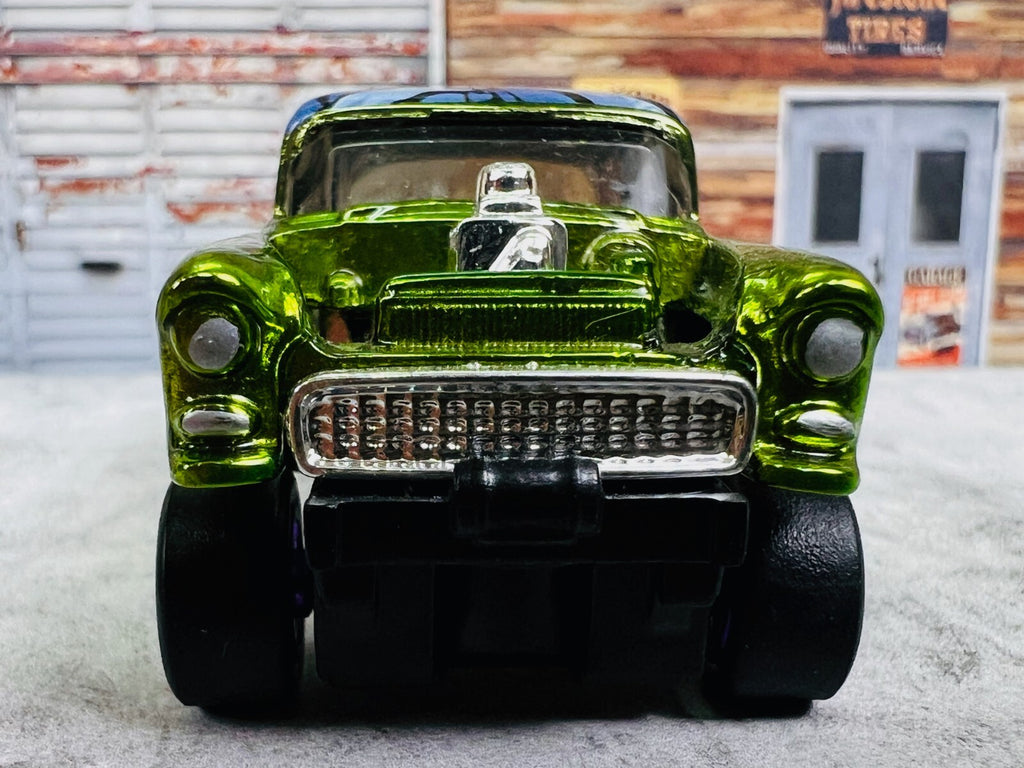 🔥🔥🔥Hot Wheels CUSTOM 55 Chevy Gasser Joker Real Rider's C20🔥🔥🔥