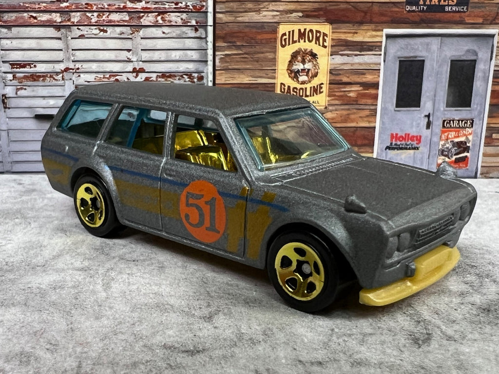 🔥🔥🔥🔥Hot Wheels 71 Datsun 510 Wagon 50th Anniversary C15🔥🔥🔥🔥