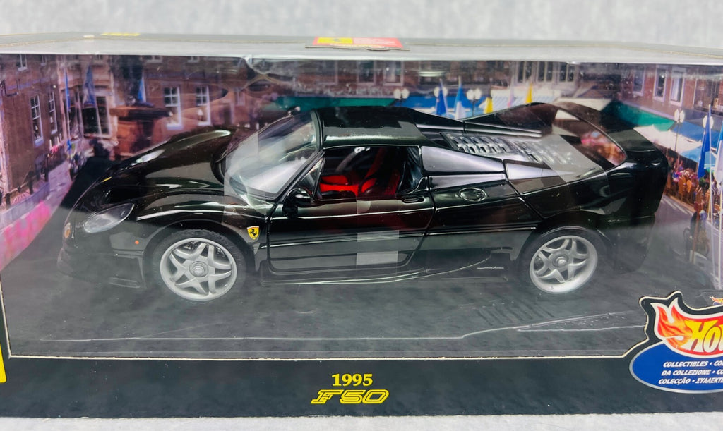 🇮🇹🇮🇹🇮🇹Hotwheels Ferrari F50 Black 1995  1:18 Scale🇮🇹🇮🇹🇮🇹