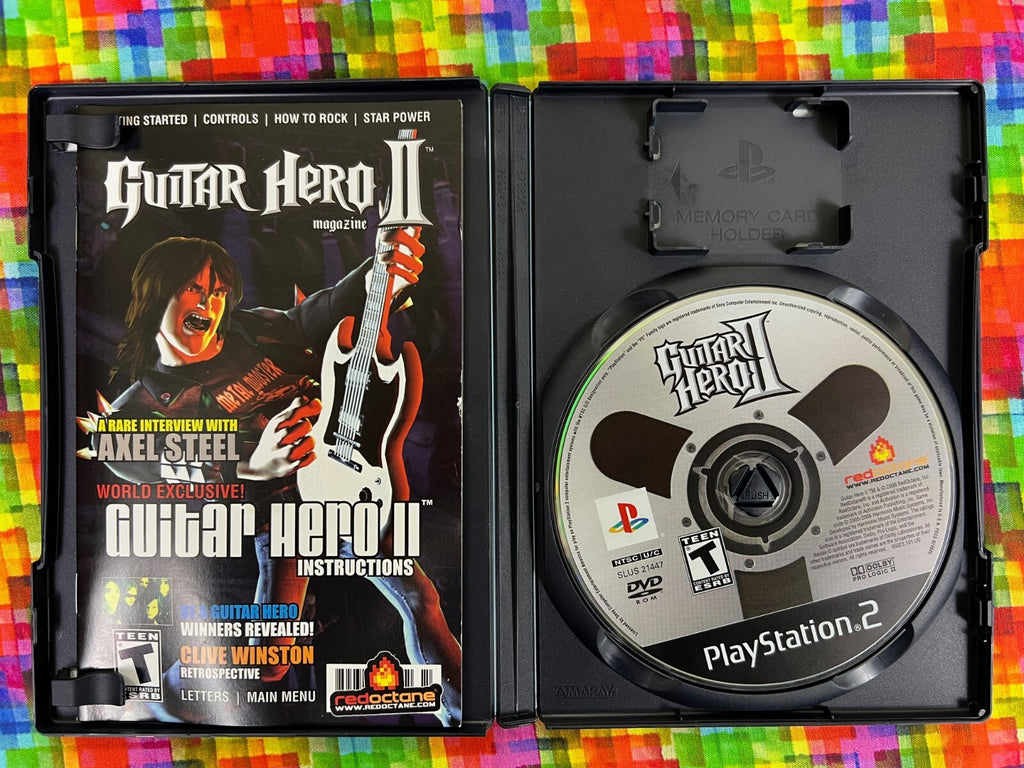 🎮🎮🎮Guitar Hero II (Sony PlayStation 2, 2006) 3-20🎮🎮🎮