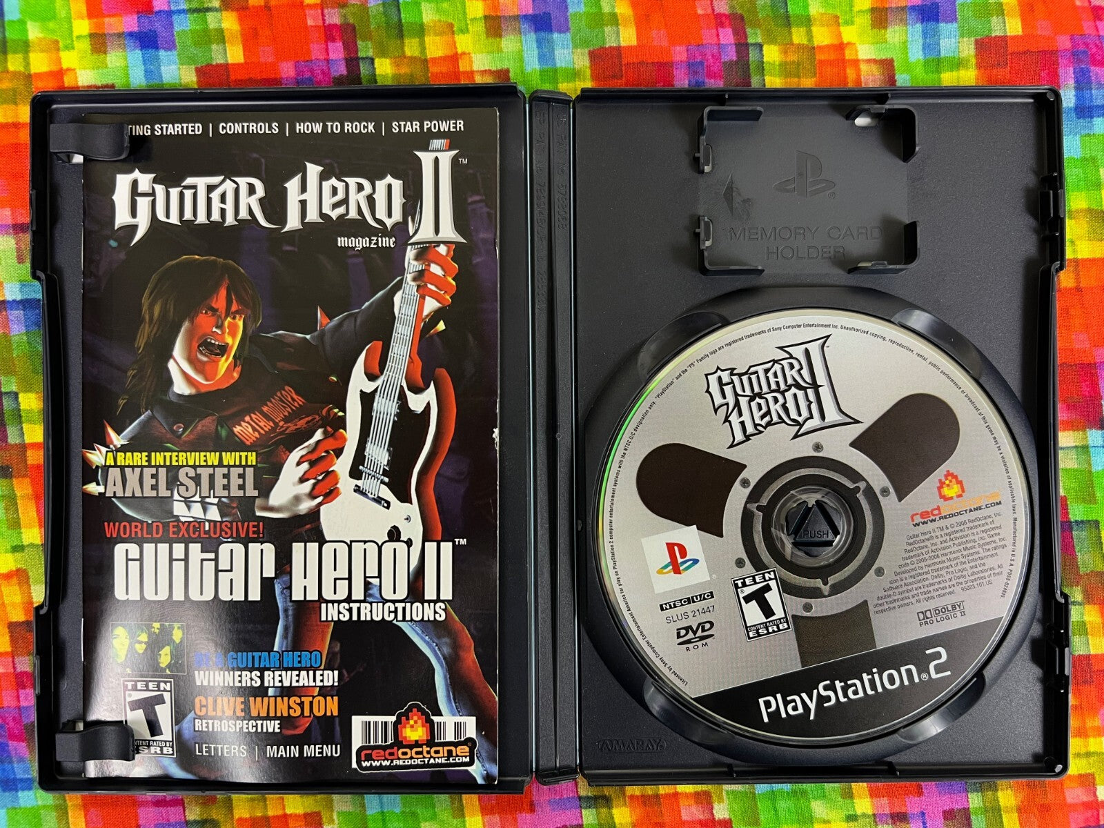 🎮🎮🎮Guitar Hero II (Sony PlayStation 2, 2006) 3-20🎮🎮🎮