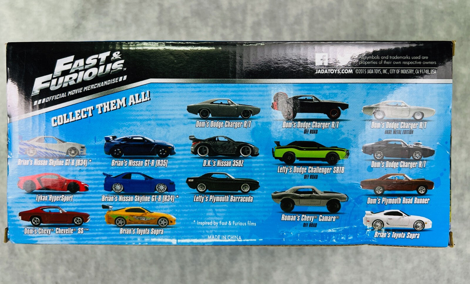 🔥Jada Fast and Furious Doms Dodge Charger R/T Bare OFFICIAL MOVIE MERCHANDISE🔥
