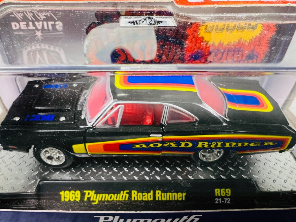 🇺🇸M2 Machines 1969 Plymouth Road Runner 426 Hemi Rapid Transit System R69 H31