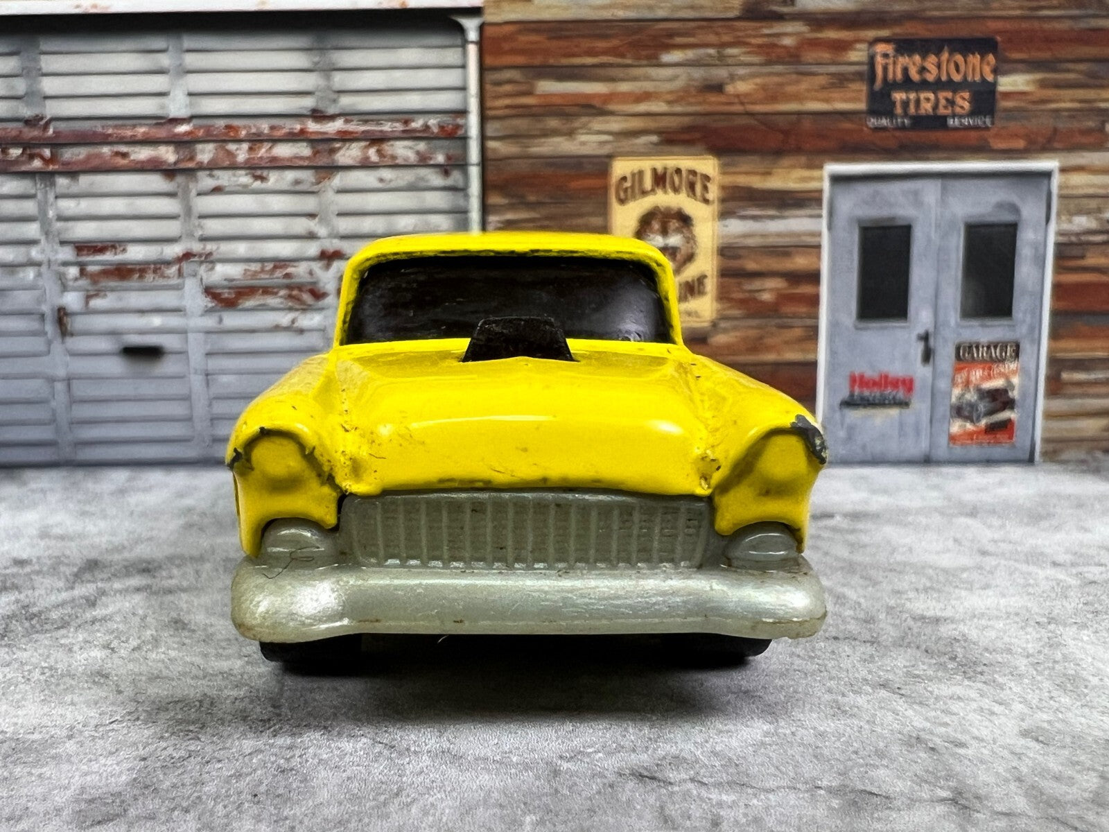 🔥🔥🔥🔥Hot Wheels 1957 Chevy Yellow 1978 Malaysia C7🔥🔥🔥🔥