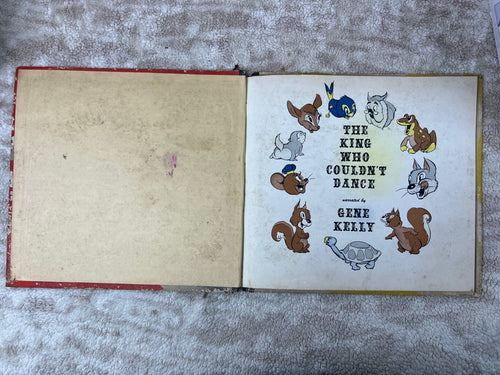 VINTAGE 1945~Columbia Records Gene Kelly THE KING WHO COULDNT DANCE 78rpm +Book