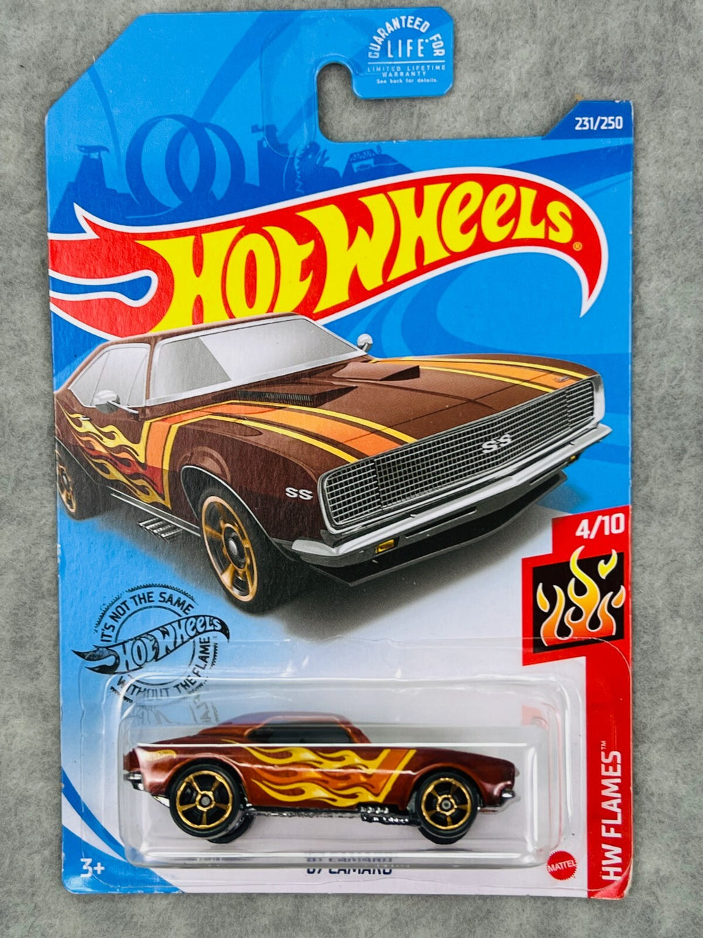 🔥🔥🔥Hot Wheels 1967 Chevy Camaro HW Flame H27🔥🔥🔥