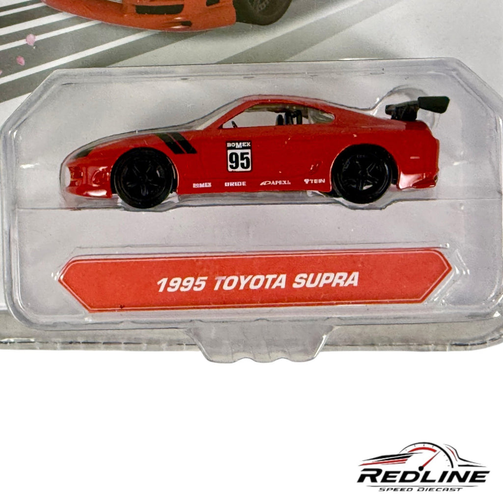 🎌🎌Jada Toys JDM Tuners Toyota Supra Red 1995 1:64 H9🎌🎌