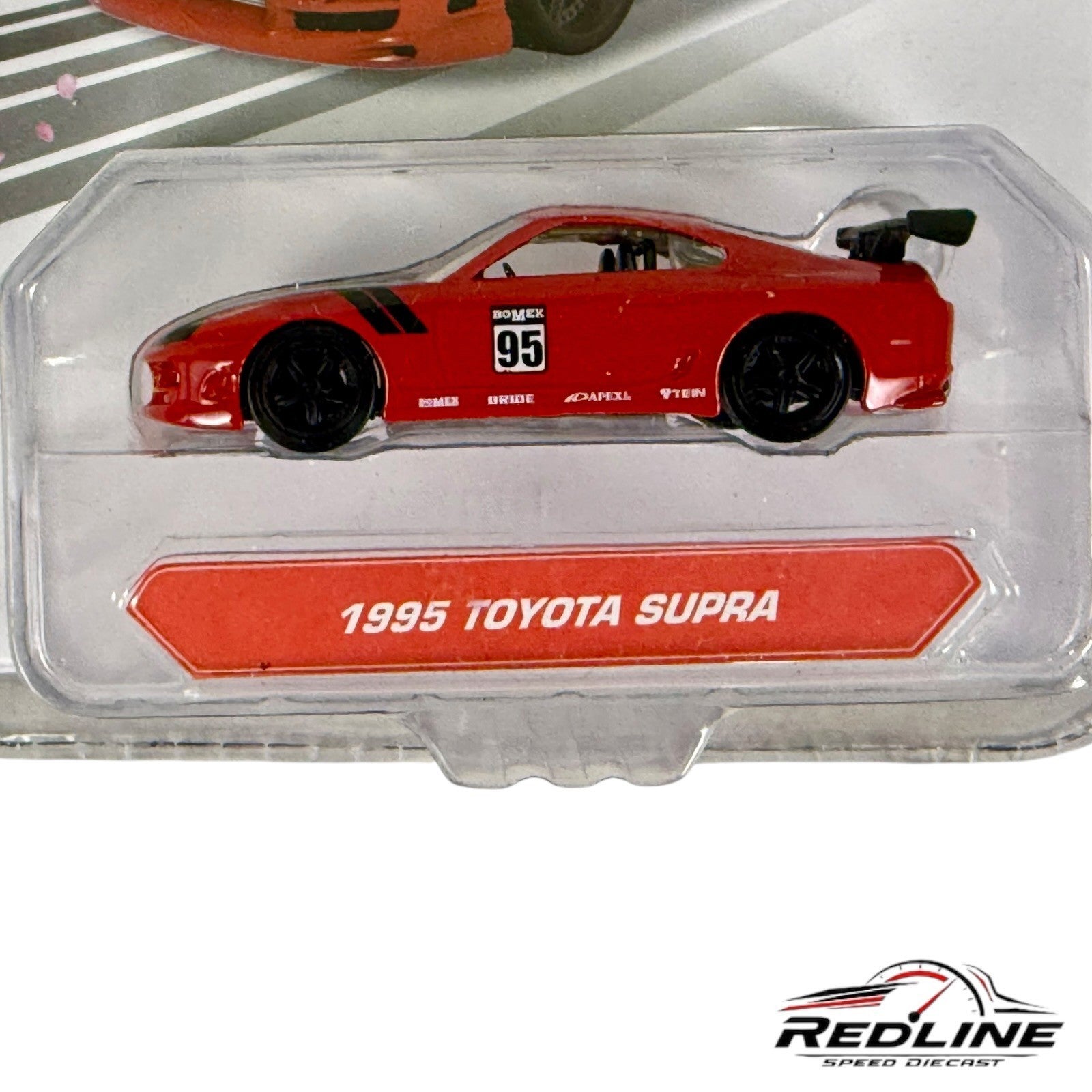 🎌🎌Jada Toys JDM Tuners Toyota Supra Red 1995 1:64 H9🎌🎌