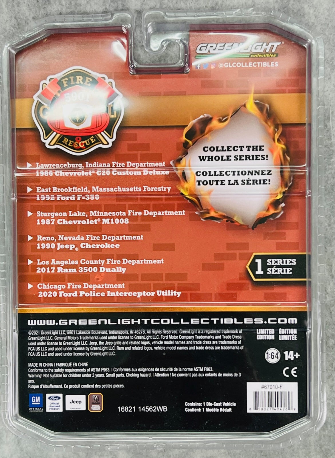 Greenlight Chicago Fire & Rescue 2020 Ford Police Interceptor Utility Chase H33