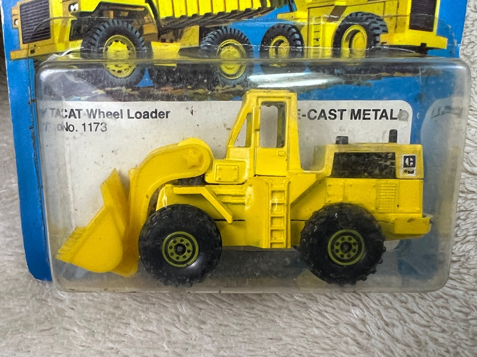 🔥🔥🔥HOT WHEELS 1979 Workhorses Yellow CAT Wheel Loader #1173 HW16🔥🔥🔥