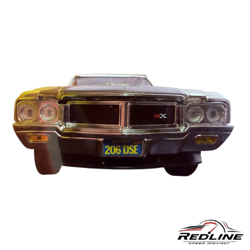 🇺🇸🇺🇸 Ertl American Muscle Shining Stars1970 Buick GSX CHROME 1:18 TV🇺🇸🇺🇸