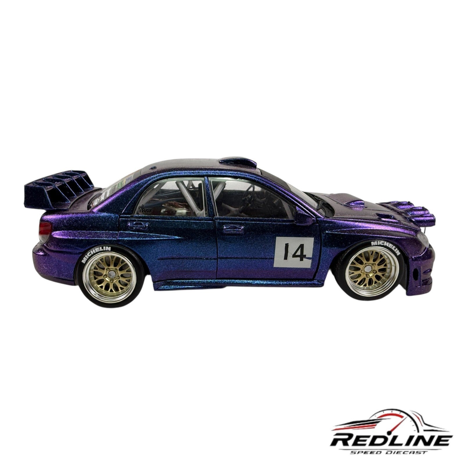 🏁Sun Star Subaru Impreza WRC CUSTOM NO BOX 1:18 L2🏁