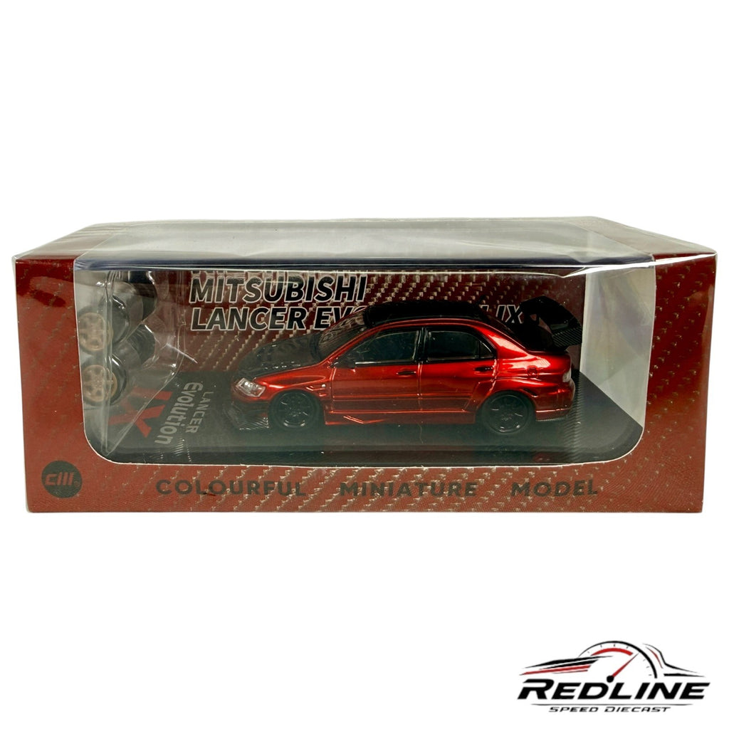 🎌🎌CM Model Mitsubishi Lancer Evolution IX Metalic Red H3🎌🎌