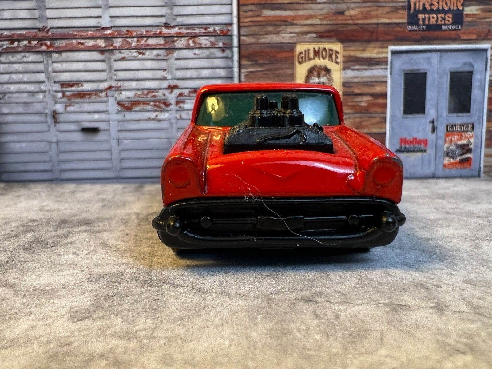 🔥🔥McDonald's 1993 Happy Meal Mattel #2 Hot Wheels Red 57' Chevy Car Toy C5🔥🔥